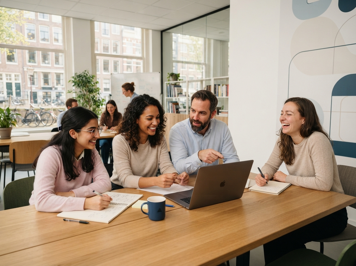 Znerdibro team dat data-analyse en risicomodellen bespreekt